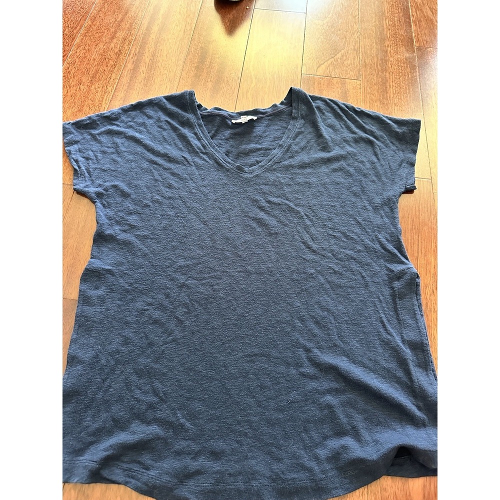 Soma WKND Shirt short Sleeve Slub Tee size Small navy blue
